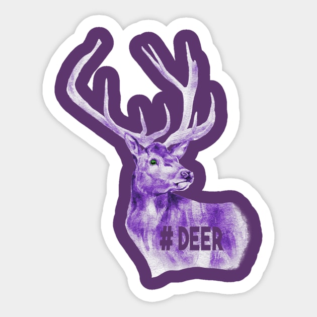 #Deer-T-Shirt Sticker by ์Nick DT